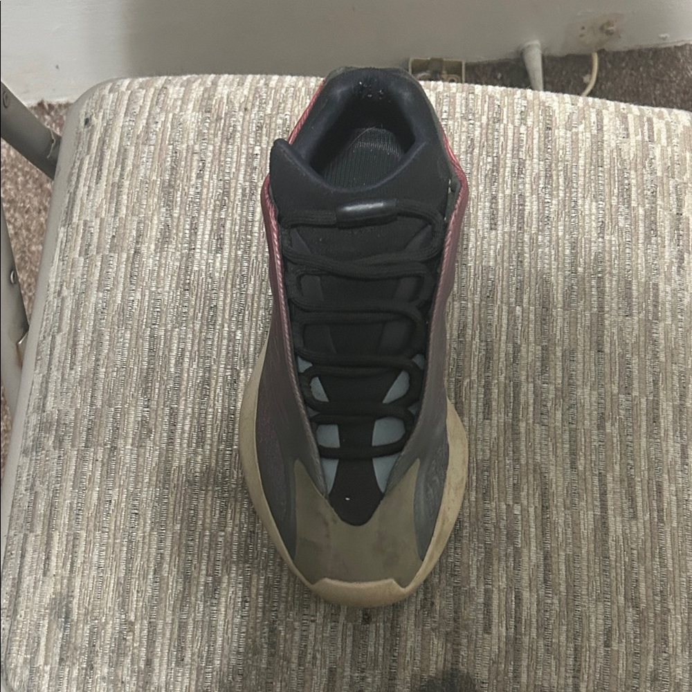 Yeezy Black and Red Kids Sneakers